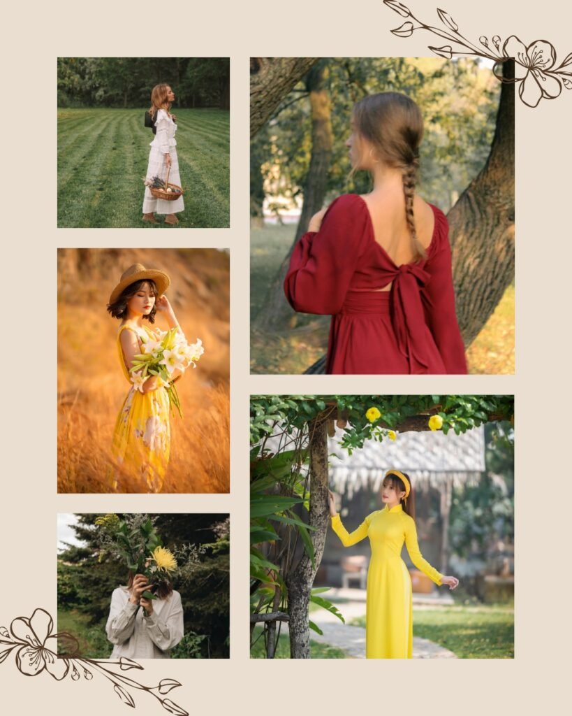 long flowy fall dresses