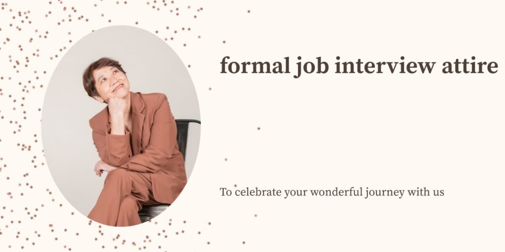 formal attire for women job interview