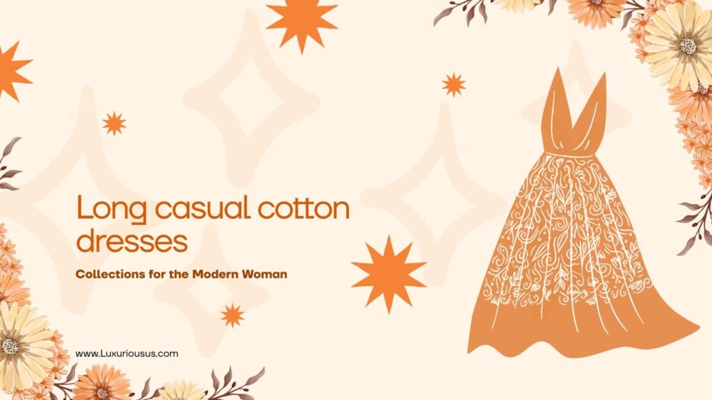 long casual cotton dress