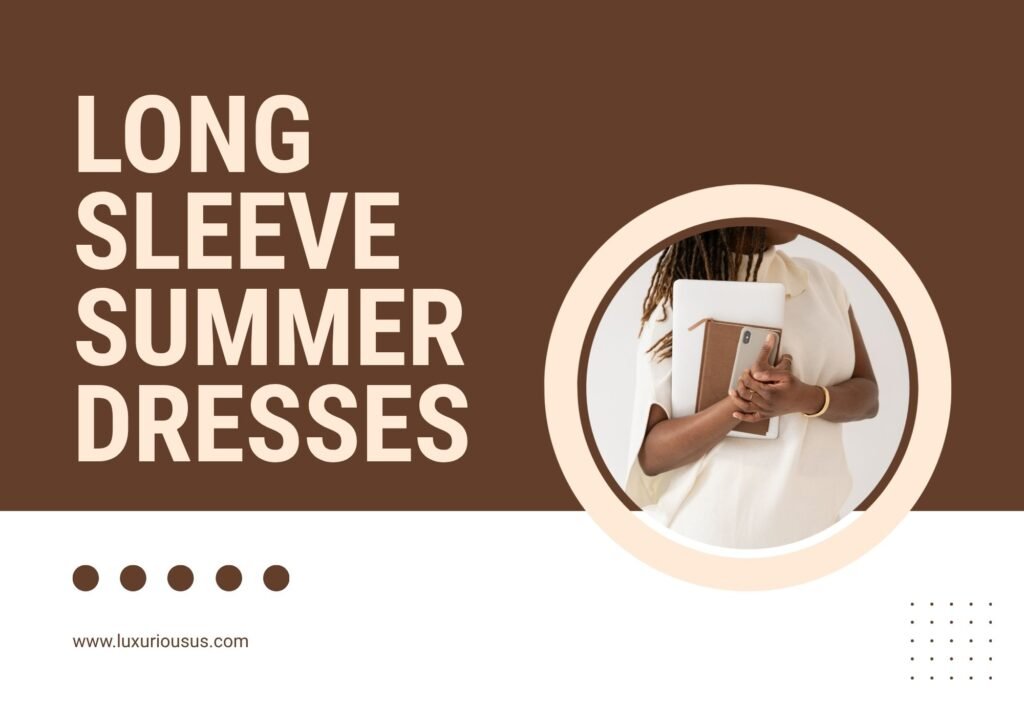 long sleeve casual summer dresses