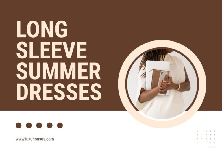 long sleeve casual summer dresses