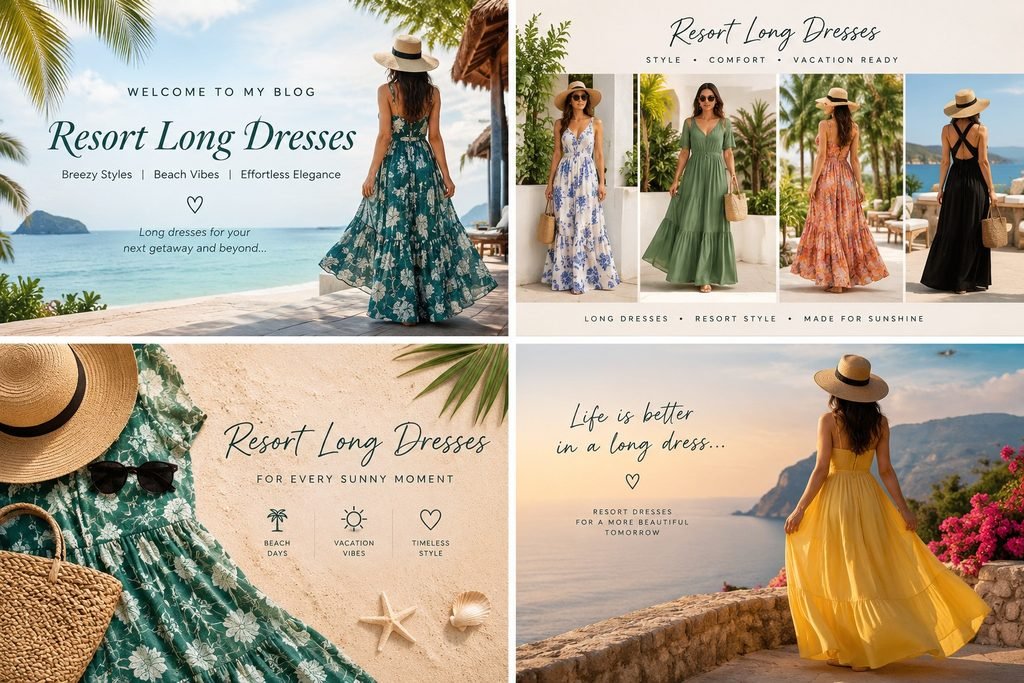 resort wear long dresses