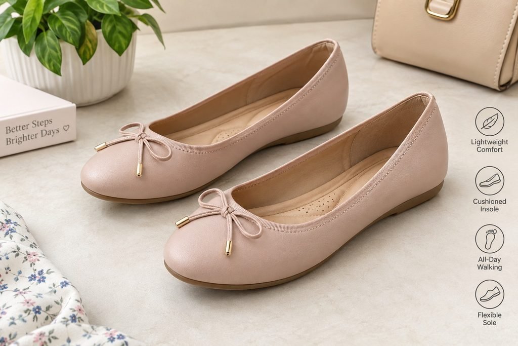 ballet flat walking shoes 