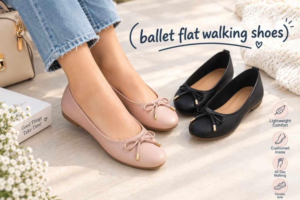 ballet flat walking shoes