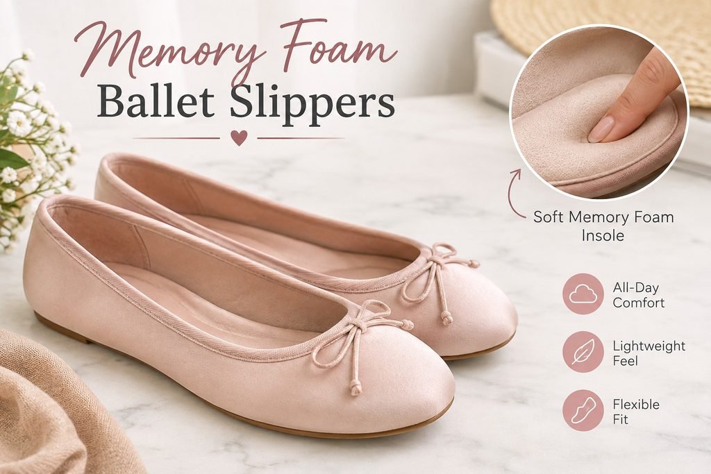 memory foam ballet slippers