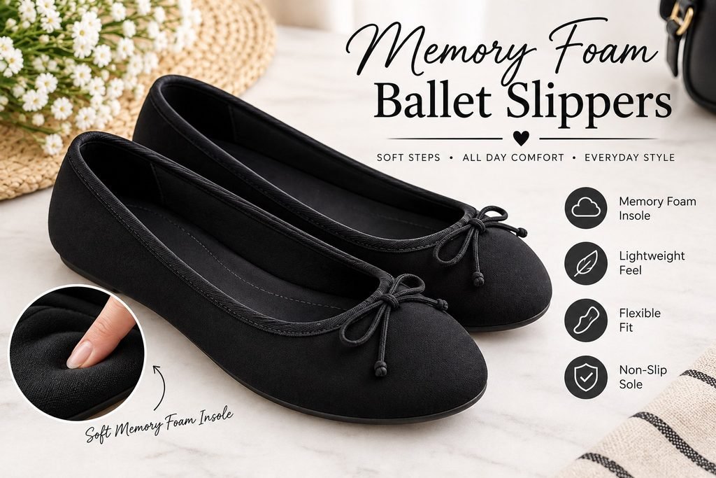 memory foam ballet slippers